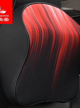 汽车头枕凝胶记忆棉头枕车靠护颈枕车载车用头枕腰靠坐垫一物多用