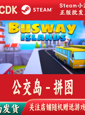 公交岛 - 拼图正版Steam游戏CDKey激活码自动发货Busway Islands