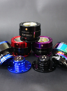 汽车改装方向盘叮快拆 NRG叮一声快拆器赛车钛盘快速拆卸垫高底座