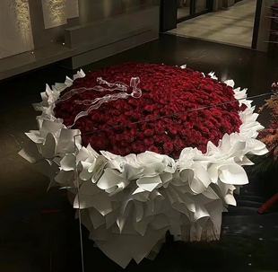 999朵红玫瑰粉玫瑰白玫瑰求爱生日表白告白花束西安花店同城送花