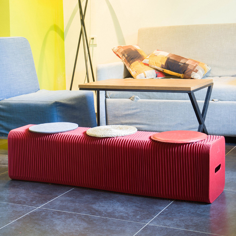 18 paper folding stool bench vestibular organ十八纸折叠长凳