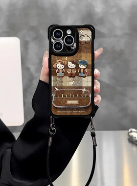 复古猫咪适用于苹果17promax手机壳16/15/14华为NOVA14至尊OPPOFINDX8S+红米NOTE15可爱VIVOX300小米17promax