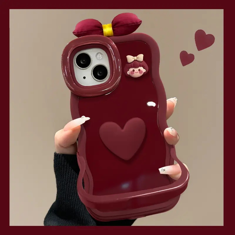 蝴蝶结公仔支架壳适用于多型号