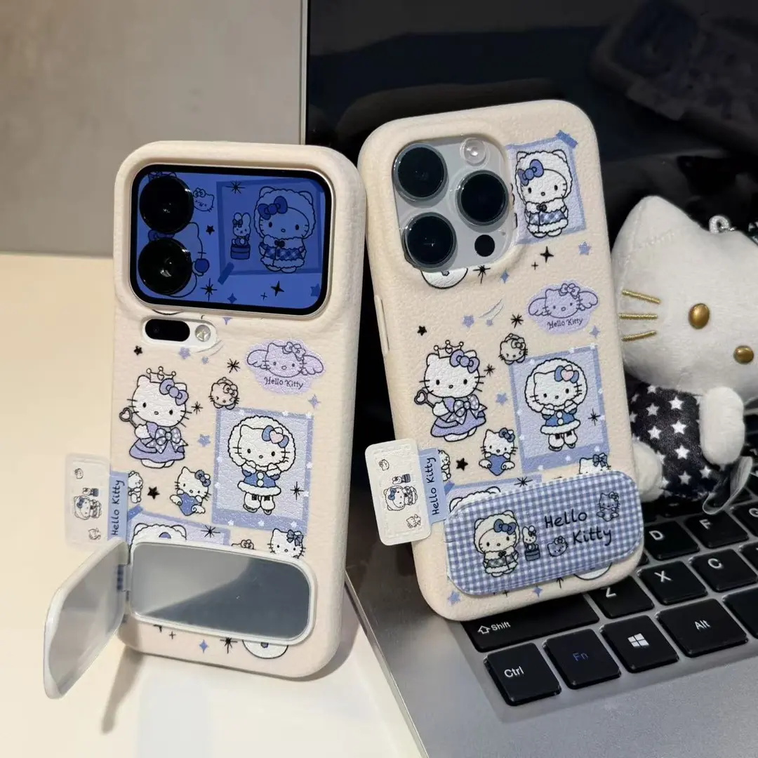 冬季星星KT猫适用于苹果17proamx手机壳16/15/14华为NOVA14荣耀500可爱OPPORENO15小米17/15创意VIVOS30红米