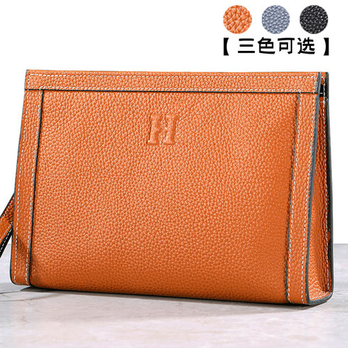 大容量真皮轻奢商务男士手包