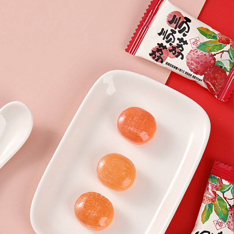 京特顺顺荔荔硬糖结婚喜糖婚庆订婚满月伴手礼糖果零食