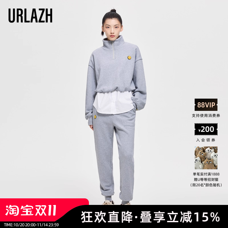 URLAZH/有兰港风运动裤裤子