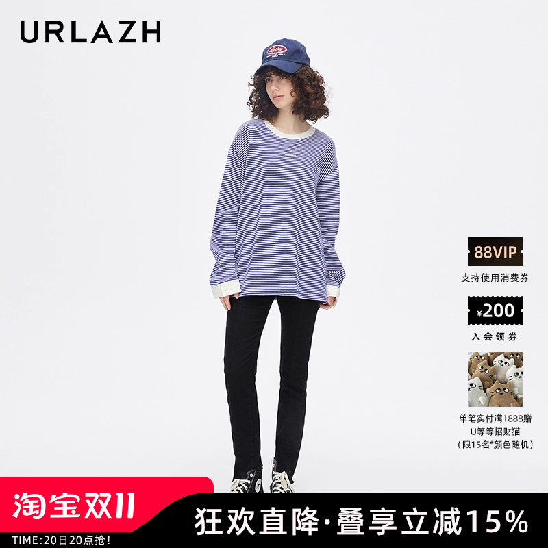 urlazh/有兰炭黑显瘦牛仔