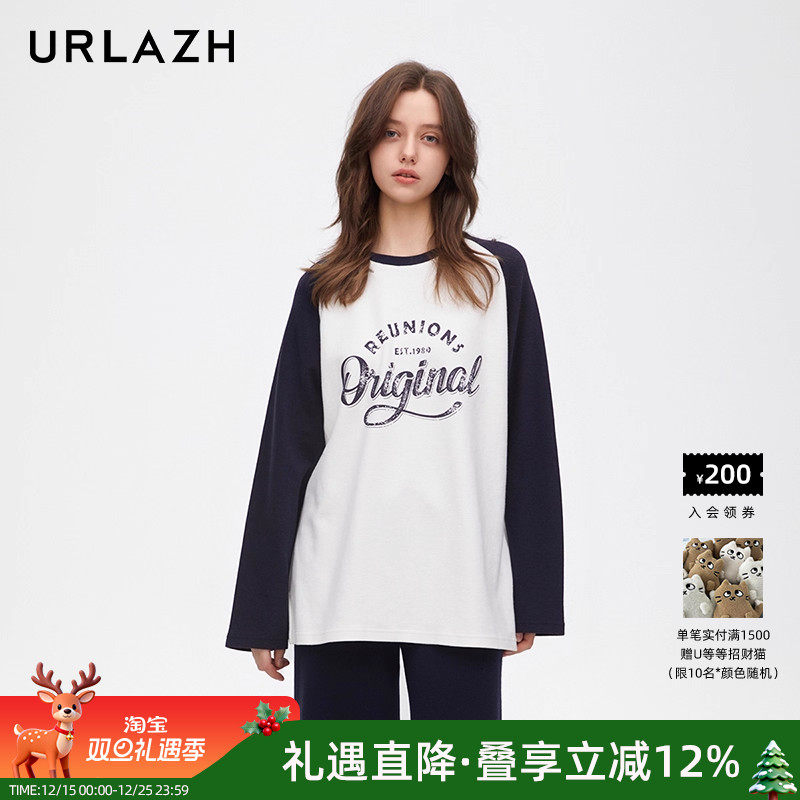 urlazh/有兰复古插件长袖T