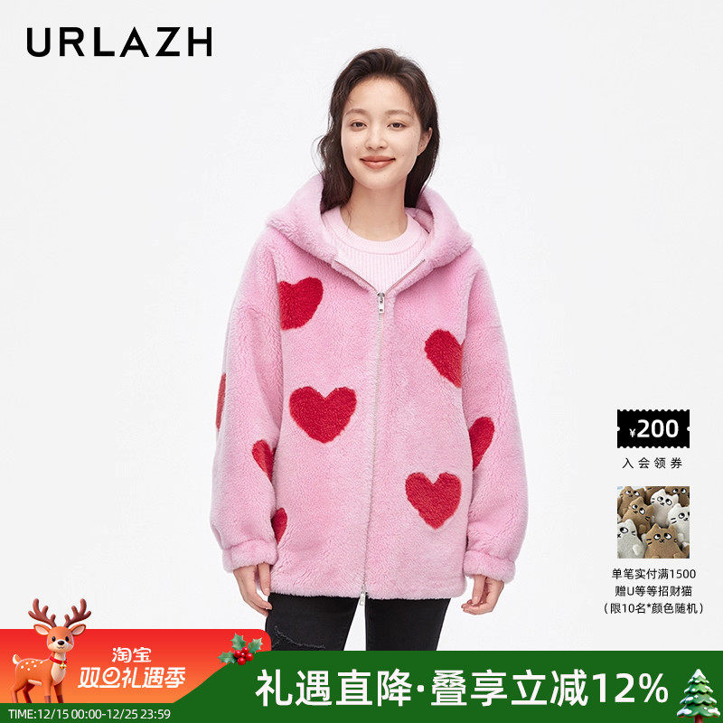 urlazh/有兰甜心毛绒大衣
