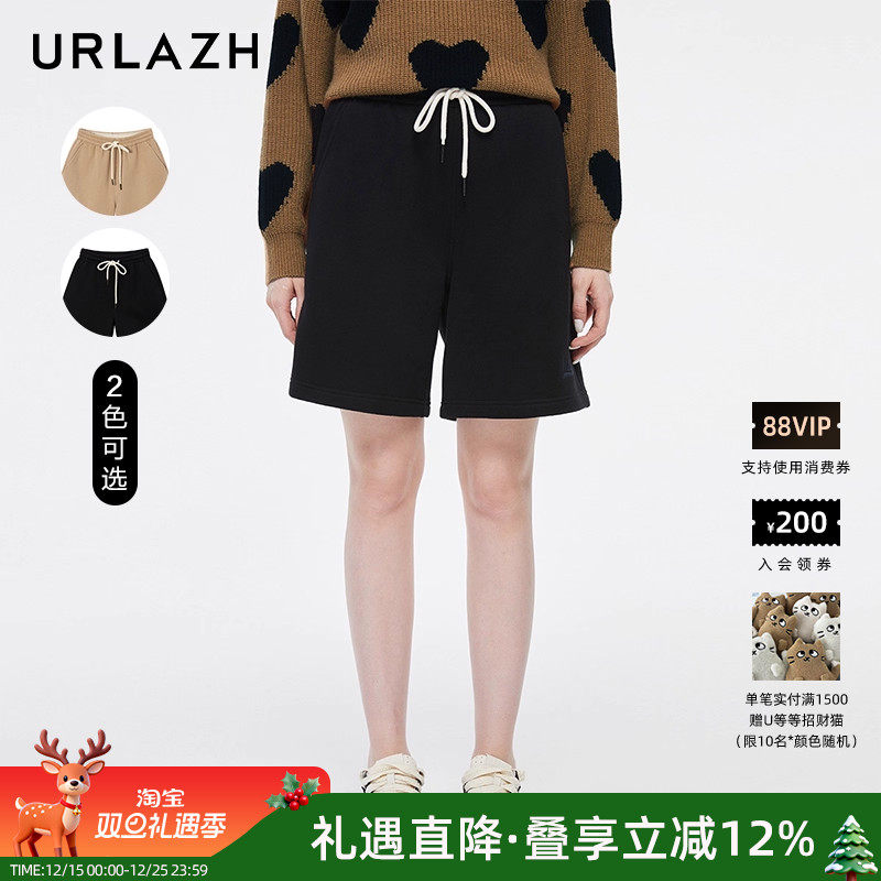 URLAZH/有兰复古直筒休闲短裤