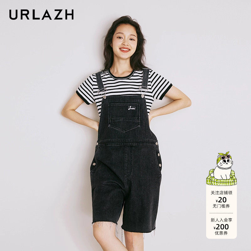 urlazh/有兰条纹简约T恤