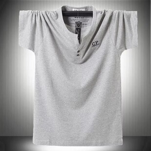 纯棉短袖 半袖 T恤男士 薄款 8XL 国潮宽松上衣简约胖爸爸超大款 特大码