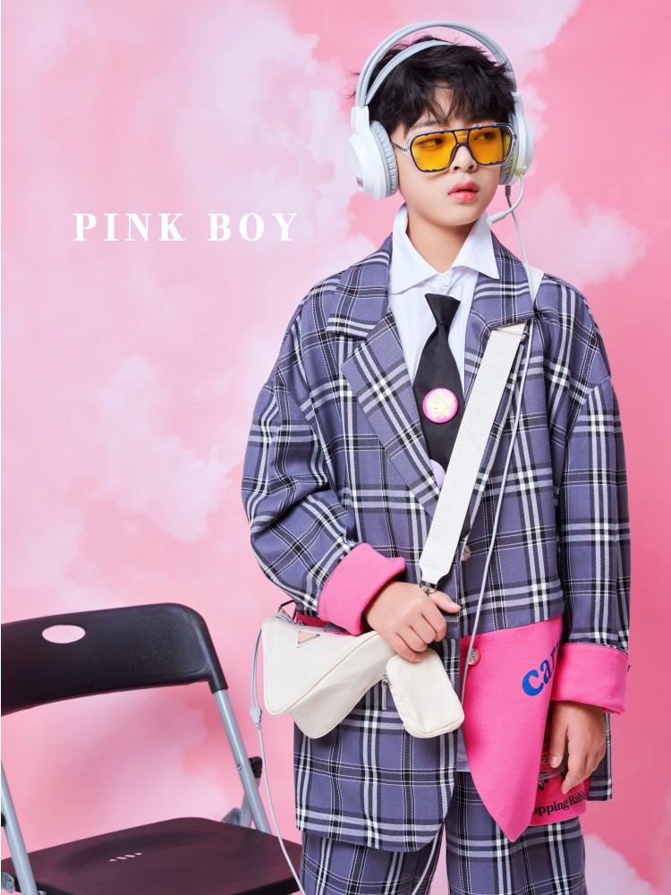 希子新款大男孩儿童摄影服装潮童