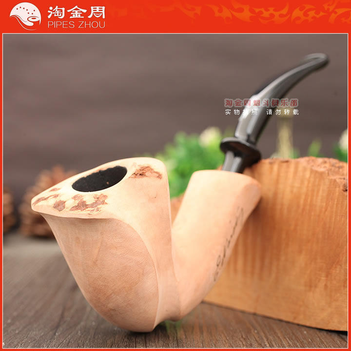 丹麦诺丁石楠木原木手工烟斗