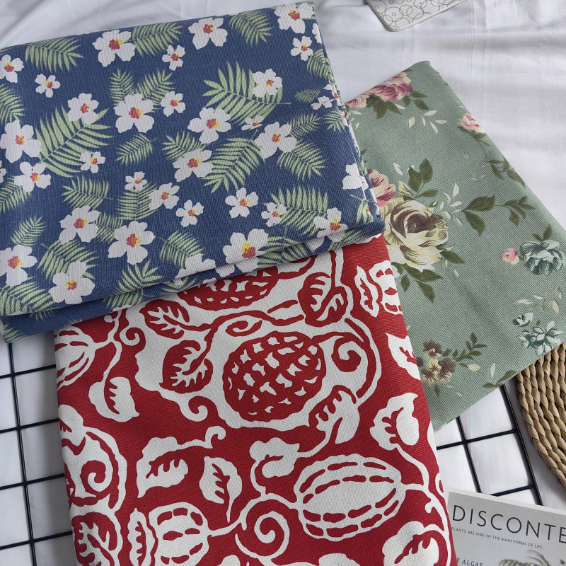 加厚棉老粗布床单枕套炕单