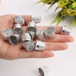 手工拼布DIY顶针压线指套加厚金属家用箍抵戒指环套压针缝纫工具