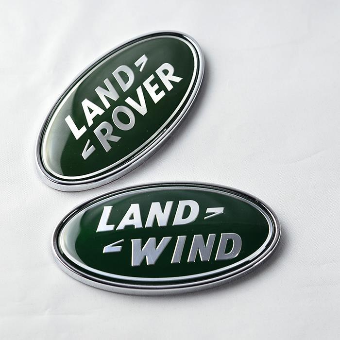 路虎揽胜极光后尾车标神行者2发现3/4中网标志land rover车标尾标