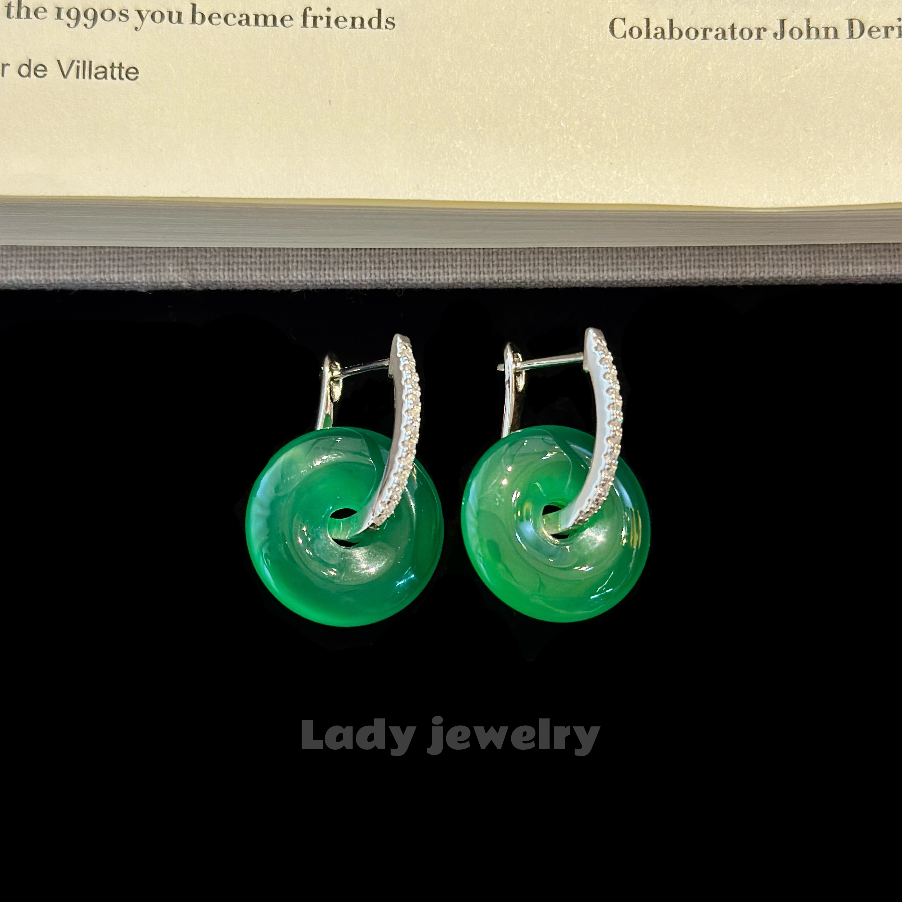 蕾迪「U型平安扣」耳坠/3戴式