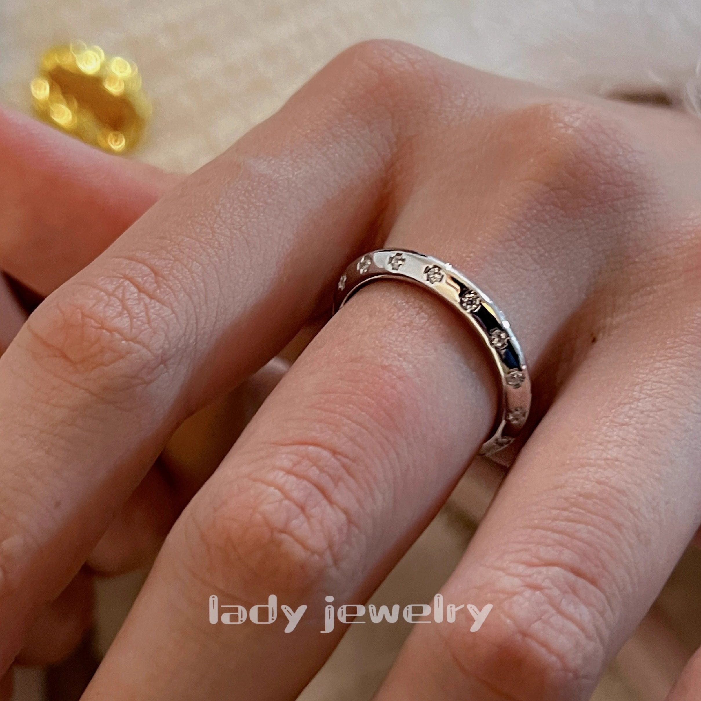 蕾迪高定s925银戒镀真金飞碟星星立体排戒 超百搭,饰品/流行首饰/时尚饰品新,银饰戒指,淘宝优惠券,粉丝福利购,淘宝优惠卷