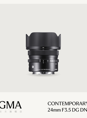 Sigma适马24mm F3.5 DG DN 全画幅大光圈广角人文微单镜头1:2近摄