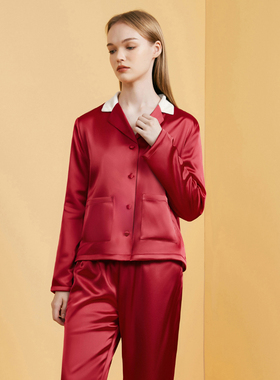 结婚睡衣新婚新娘秋冬款珊瑚绒大红色本命年冬季法兰绒家居服套装