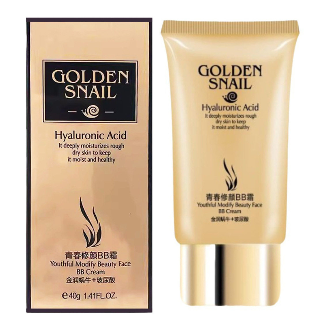 采媚金润蜗牛玻尿酸青春修颜BB霜