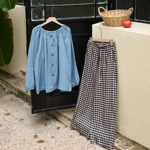 a类纯棉可外穿睡衣/长袖套装不带胸垫防凸点/家居服女2025新孕妇