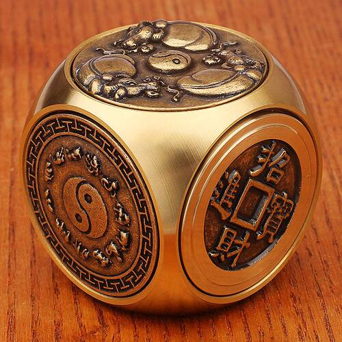 男士把件老人乾坤牛转摆件桌面