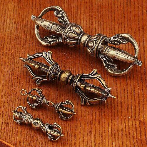 真言小号六字金刚杵收藏藏式文玩