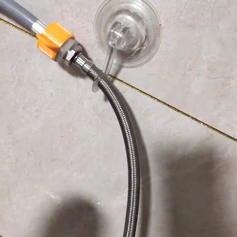 进水防爆4分高压延长管304不锈钢软管编织金属水龙头内外丝水管