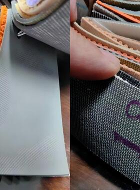 18#灰色糙面皮带纹理 5cm宽*100m 2mm厚 橡胶皮 喷气剑杆织机配件