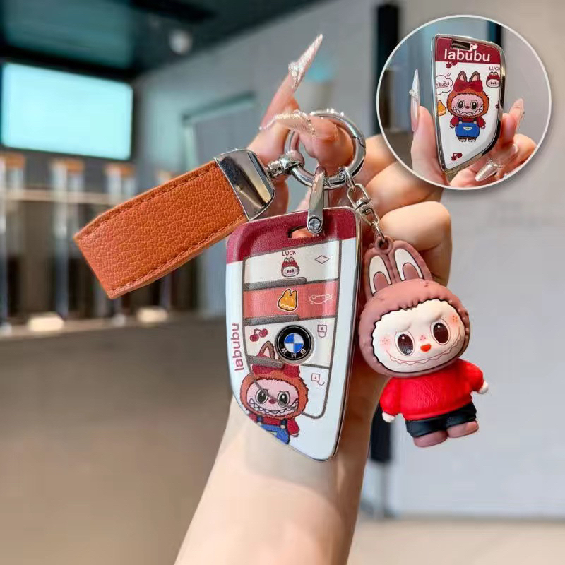 适用2026款宝马i3车钥匙套女士eDrive35L运动耀夜套装40L保护壳扣