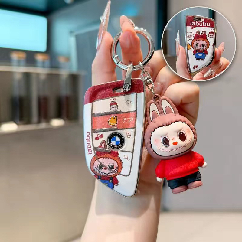 2026款宝马i3车钥匙套女士专用eDrive35L运动耀夜套装40L壳扣装饰