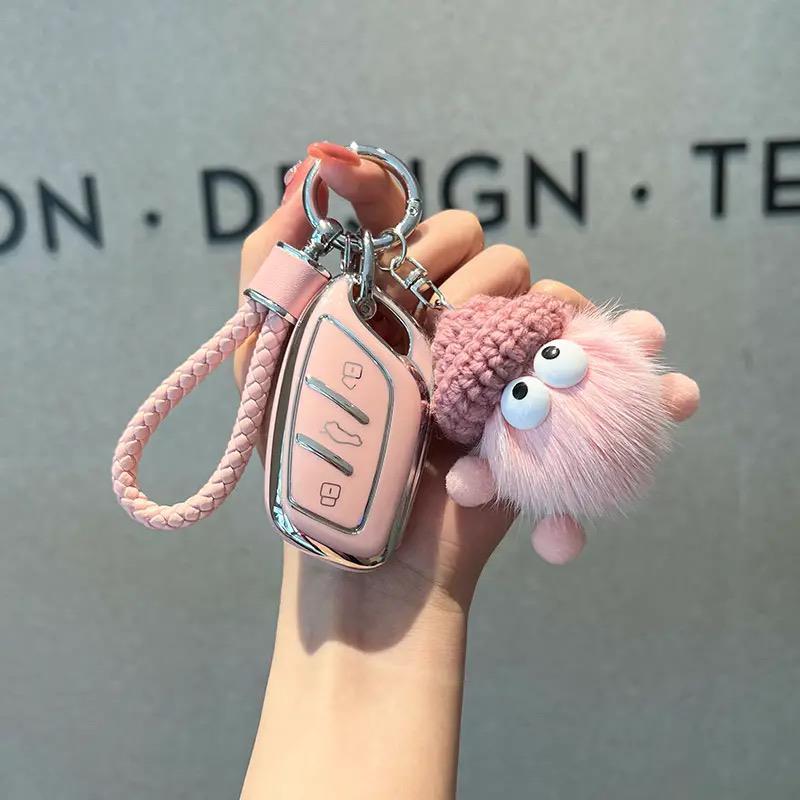 适用上汽荣威M7车钥匙套女士DMH舒享版悦享版臻享版保护套壳扣包