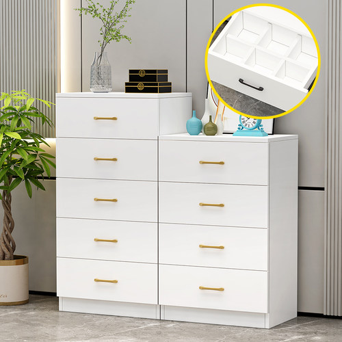 斗柜木质梳妆台一体轻奢储物