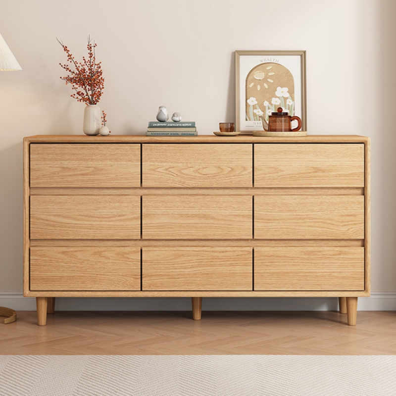 斗柜三四五斗橱客厅储物卧室收纳柜衣柜简约现代实木置物抽屉柜子