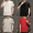 Short sleeved/pure white+pure black+pure gray+pure red