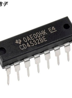 全新原装TI德州 CD4532 CD4532BE 逻辑器件计数器芯片 直插DIP-16