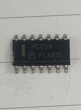 原装进口 MC74HC03ADR2G 丝印 HC03A 贴片SOP-14 74HC03A芯片直拍