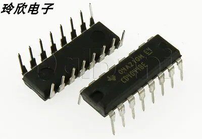 全新进口原装 CD4044BE DIP16直插 三态输出的四路与非R/S锁存器