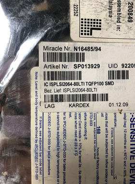 全新ISPLSI2064A-80LT100 ispLSI2064A QFP100封装 现货库存