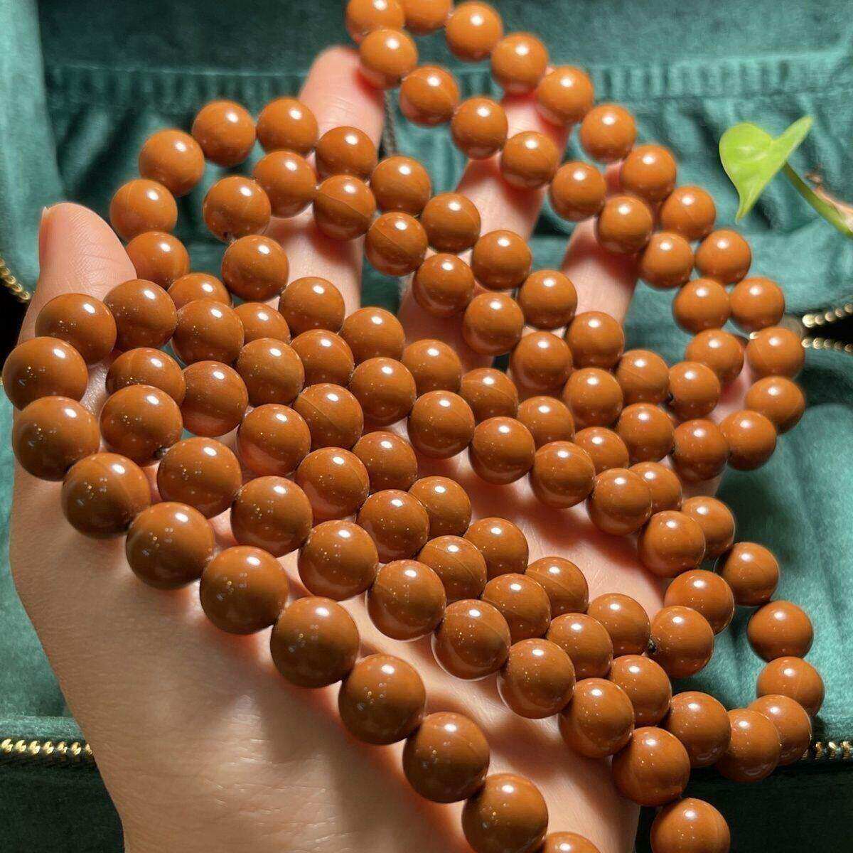 精品多圈长款老猴头核桃手串纯手工打磨108脖挂手串男女同款手链