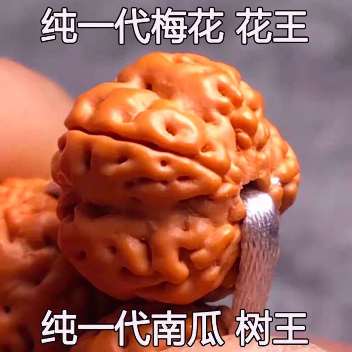 小金刚菩提子花王108双龙纹矮桩多圈梅花原籽文玩蜂窝佛珠手串