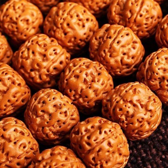 小金刚菩提子108颗精品梅花桩文玩佛珠多圈长串加6珠珠花王菩提籽