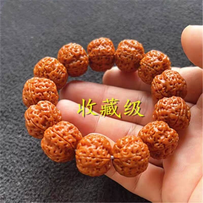 尼泊尔大金刚菩提子手串佛珠精品蜂王五星蜂窝双龙梅花矮深情打底