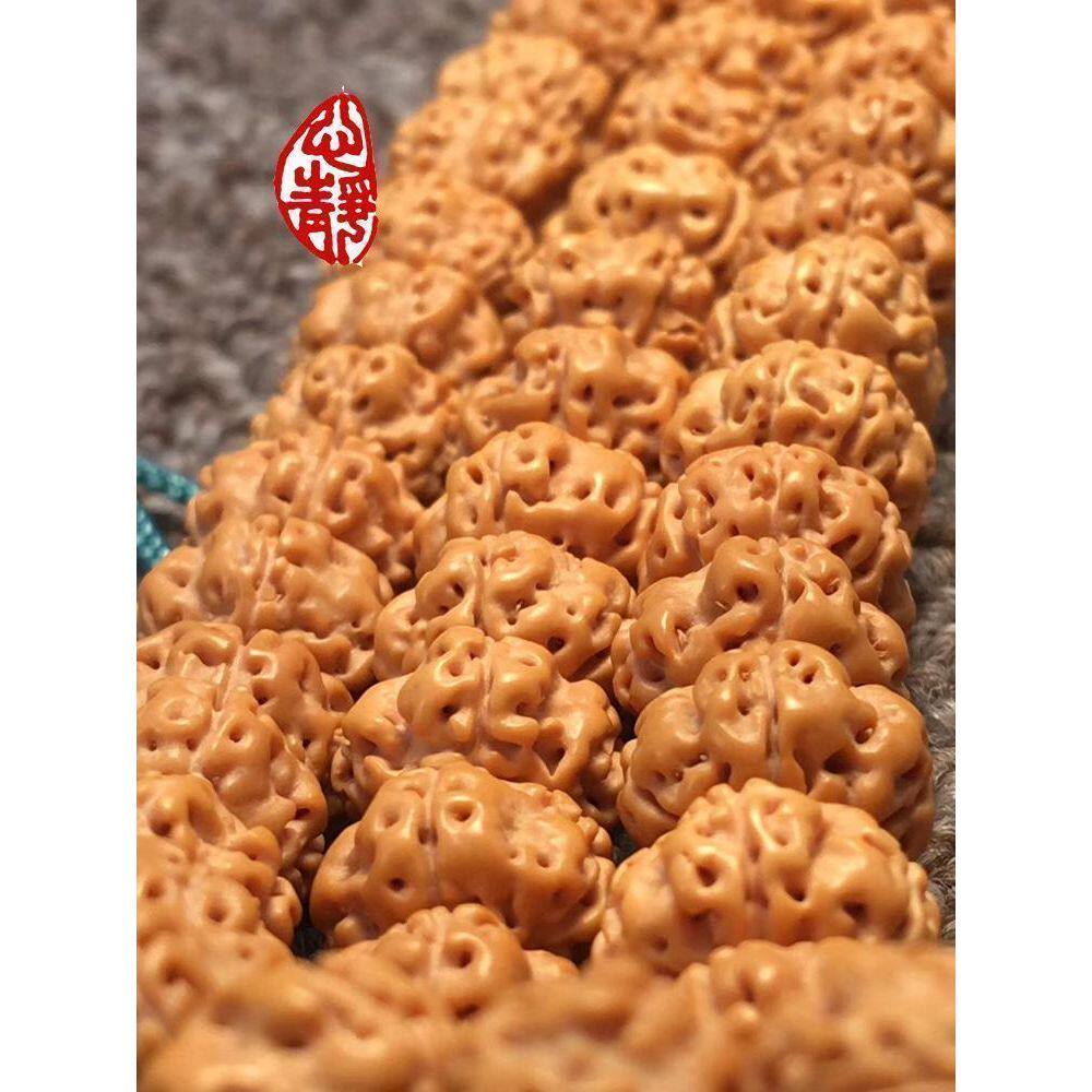 花王树王树祖一代小金刚菩提子手串108梅花桩龙鳞纹盘龙纹男原籽