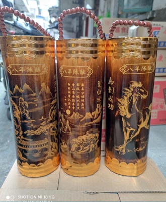 广西桂林500ml三花酒竹筒