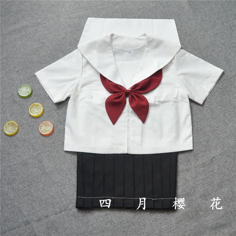 student school uniform Basics Bad black and white jk uniform Sailor Short sleeved jacket suitin the Women's clothing/Boutique , Set/Student uniforms/Work uniforms , Student uniforms  category - from Buy2taobao.com to provide professional Taobao agent buy service