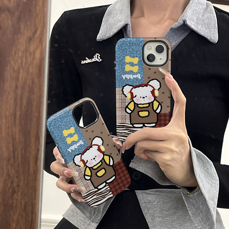 Apple苹适用苹果14猫面包手机壳